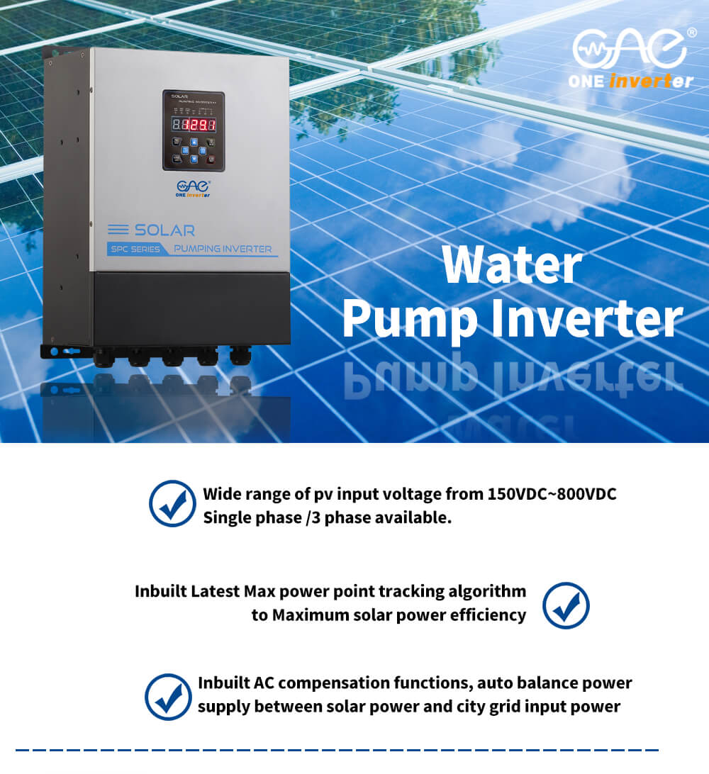 1500w pump inverter run